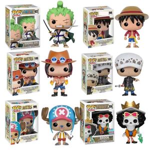 Figurines de jouets d'action Funko Pop Piece Figure Luffy Chopper Aisi Luo Luffytaro Action Figure Anime Toy Decoration Collection Enfants Cadeau d'anniversaire T240422