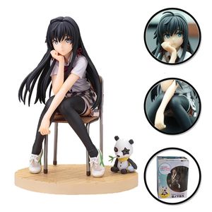 Actie Speelfiguren Grappige Japan Anime Mijn Tiener Romantische Komedie Yukinoshita Yukino Figuur Model Poppen Speelgoed PVC Verzamelen Gift Uniform Auto ornamenten 230705