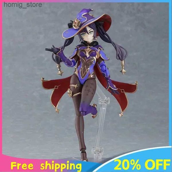 Action Toy Figures Genshin Impact Game Anime Figure Périphériques Mona Sexy Girl Kawaii PVC MODEAU FIGURE D'ACTION COLLECTION DE STATUES MINI Doll Gift Toys Y240415