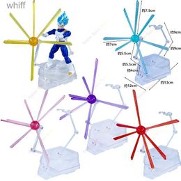 Figurines de jouets d'action Goku Vegeta Tien Shinhan Kamehameha Wave, présentoir à monter soi-même, accessoires, effet SceneC24325