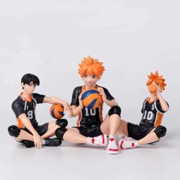 Les figures de jouets d'action haikyuu !!Figures d'anime 18cm GK Modèle Shoyo Hinata Toys Tobio Kageyama Figures d'action PVC Figures Gift Collect Toys for Child