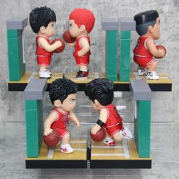 Figures de jouets d'action Hanamichi Sakuragi Kaede Rukawa Akagi Takeori Miyagi Ryota GK Modèle anime slam dunk Dunk Figure Toys Fans Gift Doll Gift