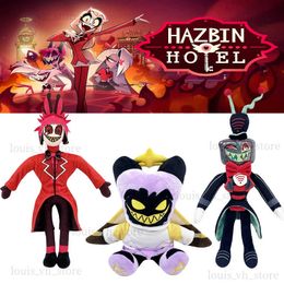 Actiespeelfiguren Hazbin Hotel Knuffel Schattig Anime Figuur Asmodeus Loona Stolas Loo Land Plushie Pop Zacht gevuld Kawaii Cartoon Pluche Model T240325