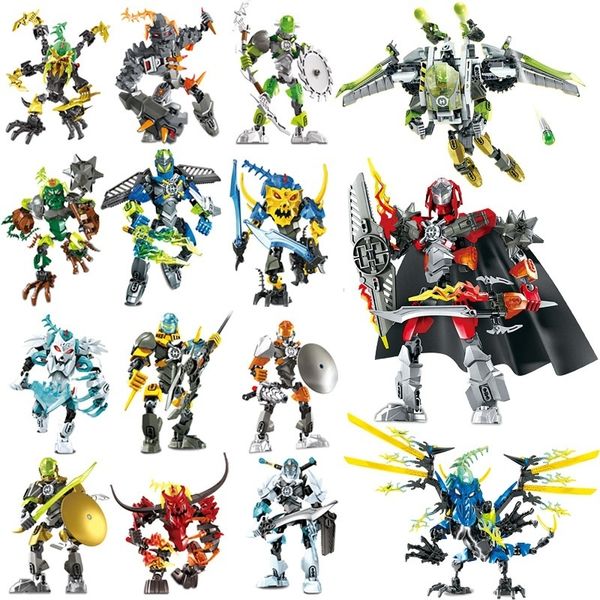 Action Figurines Hero Factory 50 Star Warrior Soldiers Building Blocks Superhero BREEZ FURNO EVO Robot Briques Jouets Pour Garçons Cadeaux 230724