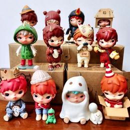 Action Toy Figures Hirono L'autre Figure Xiaoye Boy Kawaii Anime Pvc Figurine Décorative Collection Modèle Poupées Jouets Cadeaux 230629