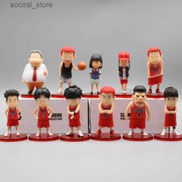 Figuras de juguete de acción Hisashi Mitsui Ryota Miyagi Ruka Kaede Akagi Takeni Sakuragi Hanamichi Slam Dunk Figuras de anime Equipo de baloncesto Lindo regalo de juguete L240402