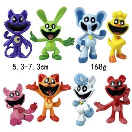 Action Toy Figures Hot 5-7cm Smiling Critters Figures de jeu Modèle PVC Catnap Catnat Anime Figurine Modèle Toys pour enfants T240428