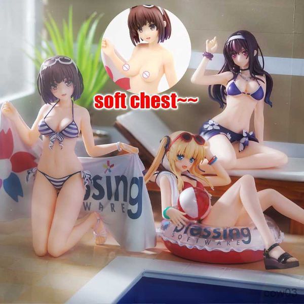 Figurines d'action comment élever une petite amie ennuyeuse Utaha Eriri maillot de bain figurines en PVC Collection adulte jouets modèles R230706