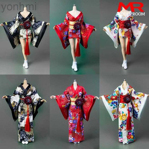 Figuras de juguete de acción ICE TOYS IC1004 Escala 1/6 Impresión femenina Kimono Albornoz Soldado Ropa Modelo Ajuste Cuerpo de figura de acción de 12 pulgadas ldd240312