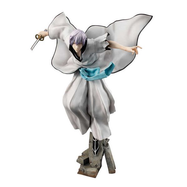 Figurines de jouets d'action en stock 30 cm Original MegaHouse MH GEM BLEACH Ichimaru Gin Arankaru Ver PVC figurine modèle jouets cadeau T230105