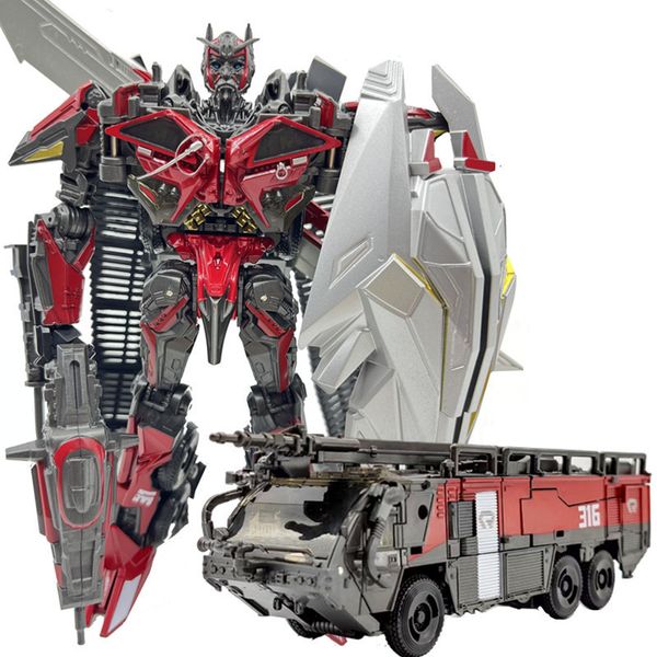 Action Figurines EN STOCK BAIWEI 18CM Transformation Jouets TW-1024 KO SS Film Robot Magnifiquement Peint Anime Action Figure Modèle De Voiture Enfants 230726