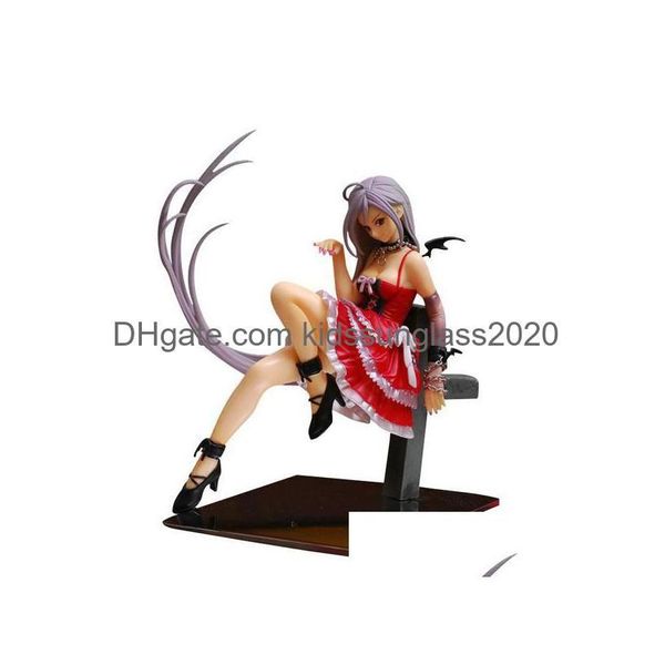 Action Toy Figures Japonais 15cm Rosario et Vampire Moka Akashiya Réveillé PVC Figure Modèle Jouets Y Fille Collection Poupée Q0722 Dro Dhux8