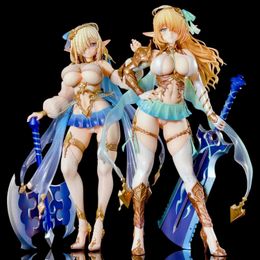 Action Figures de jouets Japonais Figures d'anime Elf Village 5th Virgager Kukuru 3e villageois LYNSIA 1/6 Figure complète Modèle de collection adulte Toys T240325