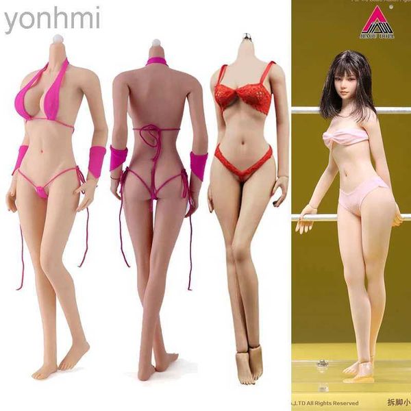 Figurines de jouets d'action JIAOU DOLL 1/6 corps féminin flexible sans couture 12 pouces asiatique européen petit moyen grand sein figurine d'action corps de peau multicolore 240322