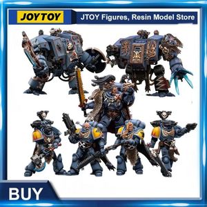 Action Toy Figures JOYTOY 1/18 Action Figure 40K Space Wolves Serices Squads Mechas Anime Collection Military Model ing 230714
