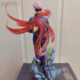 Figurines d'action Jujutsu Kaisen Zero Figurine d'action Satoru Gojo Figurines d'anime 30 cm Statue Pvc Gk modèle poupée Figurine Collection cadeaux limités ldd240312