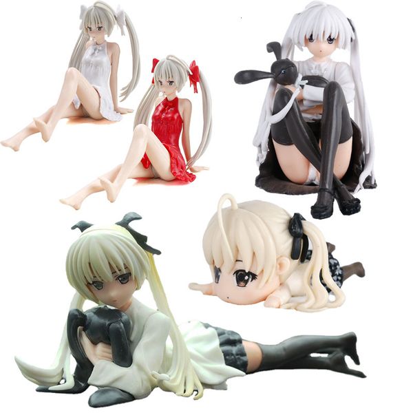 Figuras de juguete de acción Kasugano Sora Adornos de coche Yosuga No Sora Kasugano Sora Figura de acción Anime Host Computadora Chasis Decoración Coche Adornos Juguetes 230705