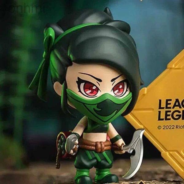 Figuras de juguete de acción LOL Figura 10 cm Irelia Akali Zed Lee Sin Kawaii Figura de acción de anime original Artículos Juguete para niños Regalos de cumpleaños ldd240312