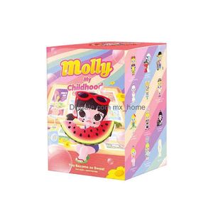 Actie speelgoedcijfers Mart Molly My Childhood Series Cute Kawaii Blind Box Dox Binary Figuur Verjaardagscadeau voor kinderen 2201156604430 Dr Dh2QW