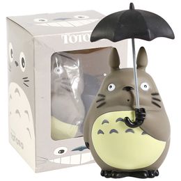 Actie Speelfiguren Miyazaki Hayao My Neighbor Totoro met Paraplu PVC Figure Collectible Model Toy 230617