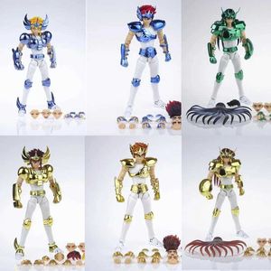 Action Toy Figures MMD Saint Seiya Mythe Tissu Pegasus Dragon Shiryu Hyoga Cygnus Comic Version Bronze Knights of the Zodiac Action Figure Model T240422