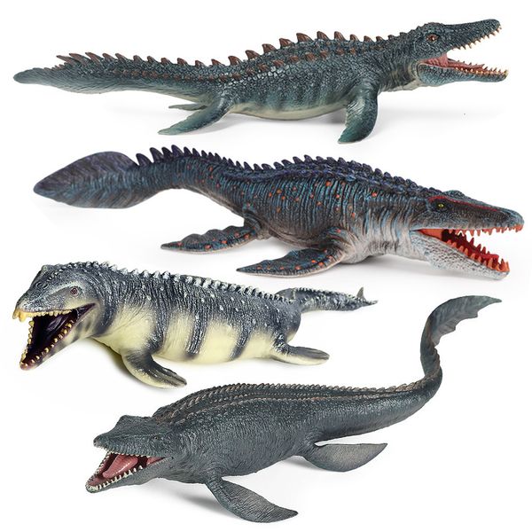 Action Figurines Mosasaurus Jouet Figurines Réalistes Réaliste Mosasaurus Jurassic Dinosaures Monde Figurine Mosaurus Modèle Décor Cadeau Enfants Jouets 230217