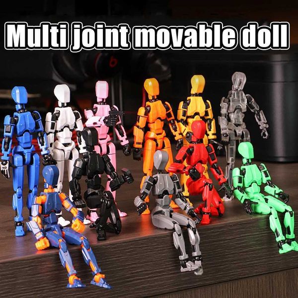 Action Toy Figures Multi fonctionnelle Mobile Deformation Robot 2.0 Prince 3D Modèle humain mannequin 13 Action Characte Toys Enfants Parents adultes Childrens Gamesl2403