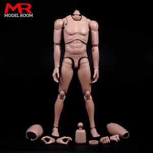 Action Toy Figures MX02AB 16 Europe Skin Male Action Figure Doll 12'' Soldier Super Flexible Joint Body Fit 1 6 Head Sculpt Model Toy 230705