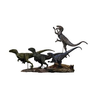 Figurines d'action Nanmu 1 35 Velociraptor Team Raptor Dinosaur Baldwin Ceasar Diana Edgar Figure humaine Quantité limitée avec boîte de vente au détail 220829