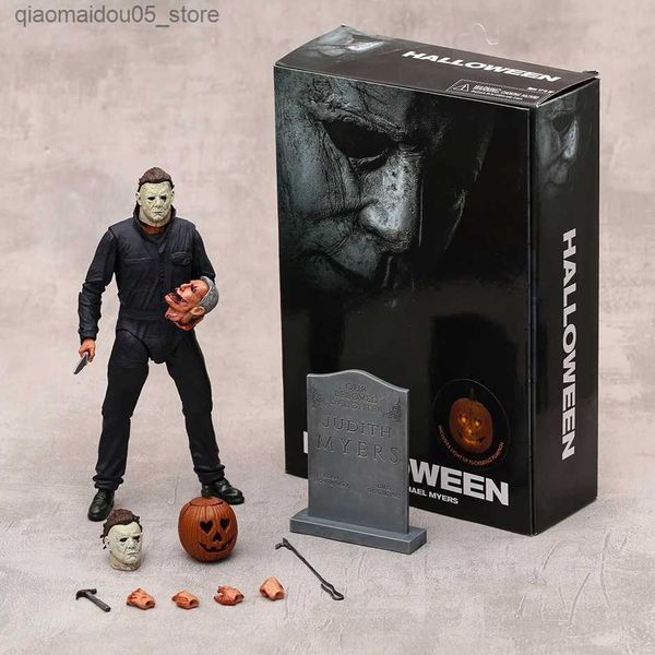 Figurines de jouets d'action neca ultime milevel miles halloween vraie image complète complète