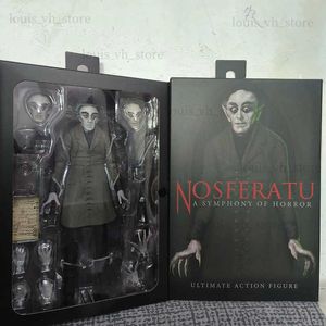 Figurines de jouets d'action NECA Ultimate Phantom Der Nacht Une symphonie d'horreur Nosferatu Figurine d'action modèle jouets cadeau d'anniversaire T240325