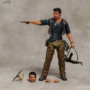 Figurines d'action NECA Uncharted 4, la fin d'un voleur, Collection NATHAN, modèle de film, ToyC24325