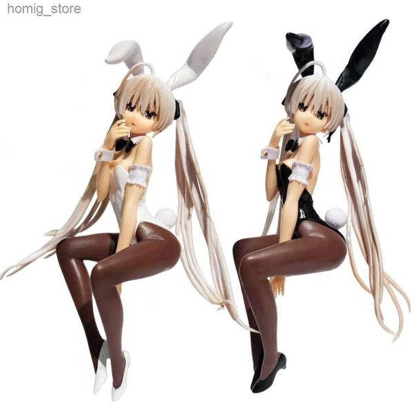 Acción Figuras de juguete Nuevo 14cm Yosuga No Sora Anime Figura Kasugano SORA Sexy Bunny Girl Model Host Computer CHASIS Decor Ornnnnnaments To Box Y240415