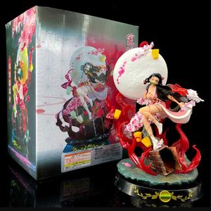 Actie speelgoedcijfers Nieuwe 30 cm GK Demon Slayer Anime Figuur Kamado Nezuko met lichte actie Figurine Collectible Model Statue Geschenk speelgoed voor kinderen T240422