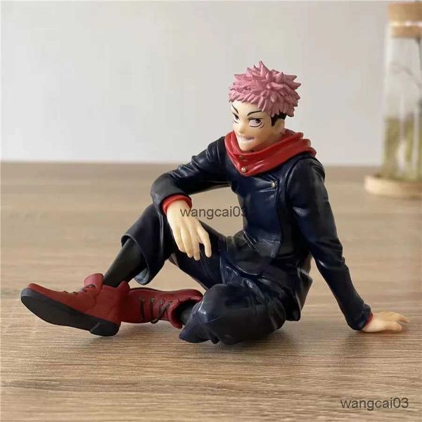 Acción Figuras de juguete Nuevo anime de 8 cm jujutsu kaisen figura itadori yuji gojo satoru sented fide stopper modelo pvc coleccionable muñeca estática muñeca