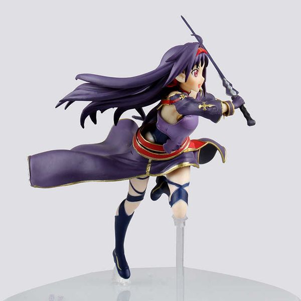 Figurines d'action nouveauté Anime épée Art en ligne mère Rosario Yuuki échelle figurine modèle décoration poupée 18CM