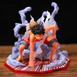 Action Toy Figures New Piece Luffy Gear 2 Anime Figure Toys Figuras Action Figuras 11.5 cm Manga Figurine PVC Collection Modèle Doll Gift L240402