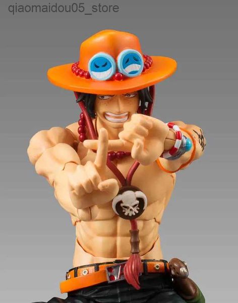 Action Toy Figuras One Piece 18 cm BJD con Ace Mobable PVC Diagrama de acción Modelo Toys