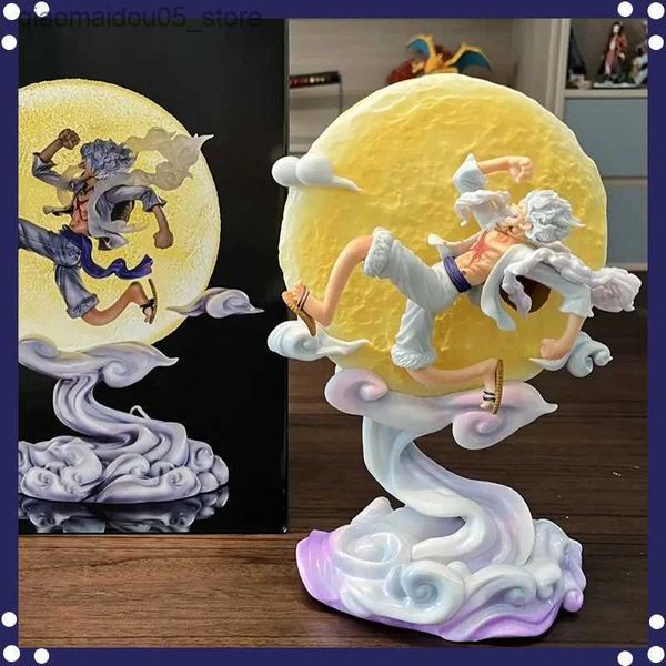Action Toy figures One Piece Animation Character Moon Fairy Nika Monkey D Statue Model Doll Series Gift 29cm