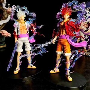 Action Toy Figures One Piece Anime Figure Roronoa Zoro Luffy Gear 5 Sun God Nika PVC Statue Collectible Model Doll Toys Gift T230105