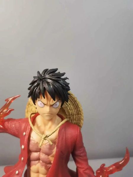 Figuras de juguete de acción Figura de anime de una pieza Luffy LX Sombrero de paja Nuevo Cuarto Emperador Figuras de acción Estatua Modelo Muñeca Juguetes de Navidad Regalo Pvc