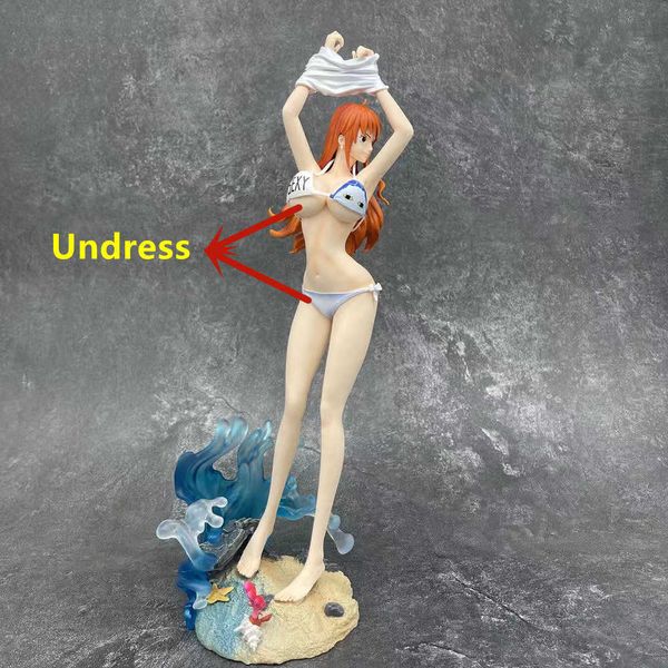 Figuras de juguete de acción Una pieza Figura de anime GK Nami Chica sexy Boa Hancock Serpiente Princesa Traje de baño Modelo Estatua Colección Juguetes Muñecas regalos T230105