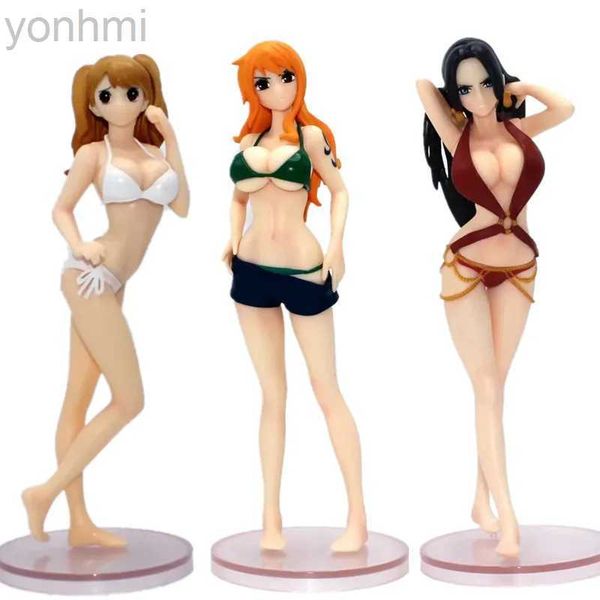 Figuras de juguete de acción One Piece Boa Hancock Anime PVC Figuras de acción de dibujos animados Sexy Nami Estatua Colección Juguetes Gk Modelo Muñeca Estatuilla Decoración Regalo para niños ldd240314