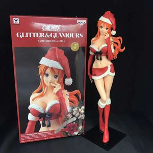 Action Toy Figures OP Christmas Figures de collection Toy Anime One Piece Figure d'action pour garçons Cadeaux de Noël 23cm Sexy Medol Dolls Figure Toys T230105