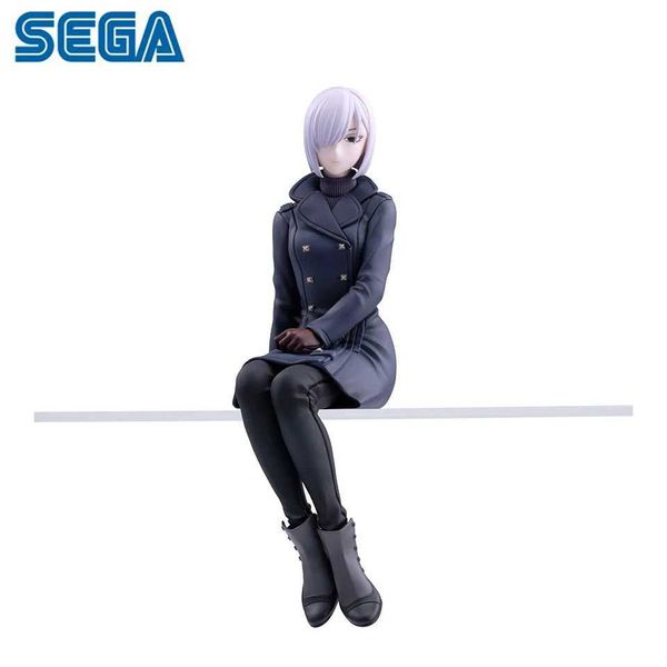 Action Toy Figures original authentique sega Spy Family Assis Down Series 14cm Fiona Caractère Action Toy Collectible Model Childrens Gift Wholesale Y240516