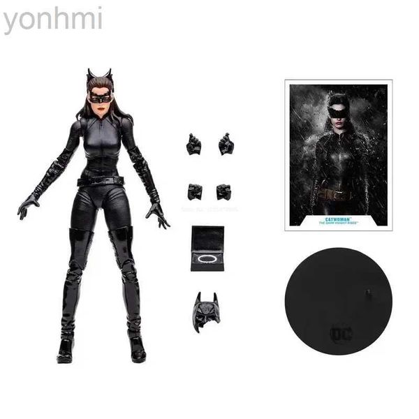 Figuras de juguete de acción Original Mcfarlane Toys Dc Multiverse Batman Figura Catwoman The Dark Knight Rises Anime Figuras de acción Estatua 24319