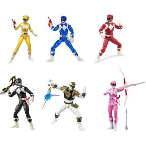 Actie speelgoedcijfers Originele Power Rangers Red Ranger Witte gewrichten Beweegbare anime Figuren Toys For Kids Boys Birthday Gifts 230627