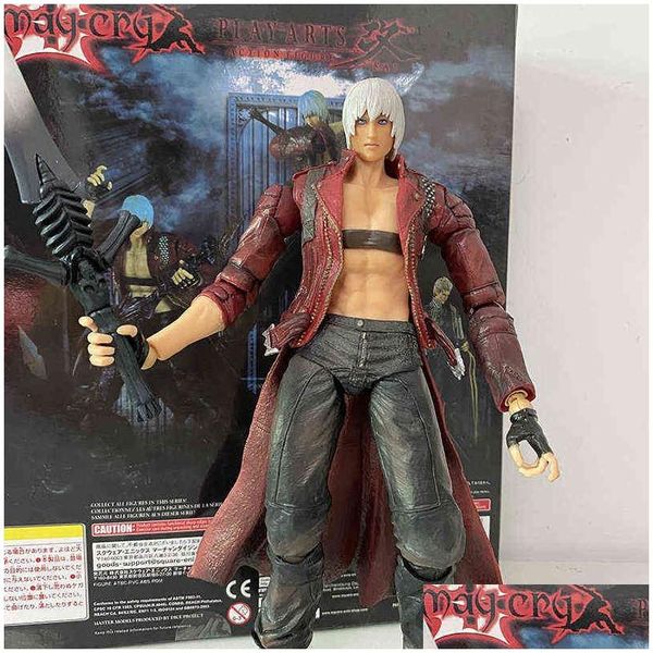 Figuras de juguete de acción Play Arts Kai Dante Figura Cloud J Devil Maycry Modelo Doll Gift Boy 12 pulgadas 30 cm T220819 Drop Delivery Toys Gift Dhlnz