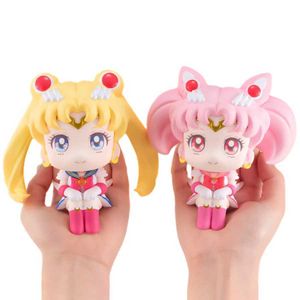 Action Toy Figures Q Version Sailor Moon Animation Kawaii Sailor Mars Jupiter Mercury Vénus Action Picture PVC Série Childrens Model Doll Toyl2403