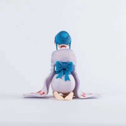 Figurines d'action Re ZERO -Commencer la vie dans un autre monde Figure d'anime Position à genoux Yukata Kimono Figurine d'action modèle poupée jouets 13 cm